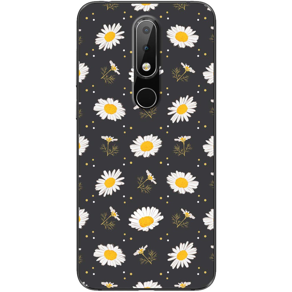 Ốp lưng Nokia 5.1 Plus, 6.1 Plus in hình Hoa cúc chấm bi