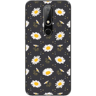 Ốp lưng nokia 5.1 plus, 6.1 plus in hình hoa cúc chấm bi