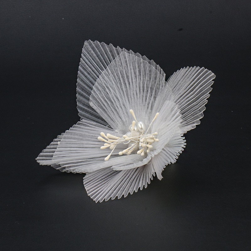 Kẹp Tóc Nhành Hoa Trắng Thanh Lịch MS:CT18 - Hưng Long PC