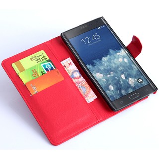 Bao da nắp gập nam châm cho Samsung Galaxy Note Edge n9150