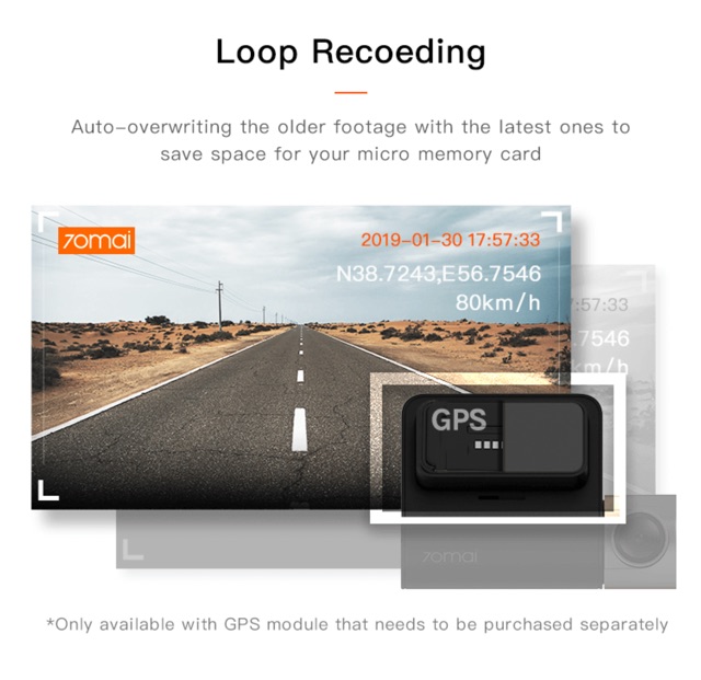 Cam hành trình 70mai Lite + GPS + thẻ 32