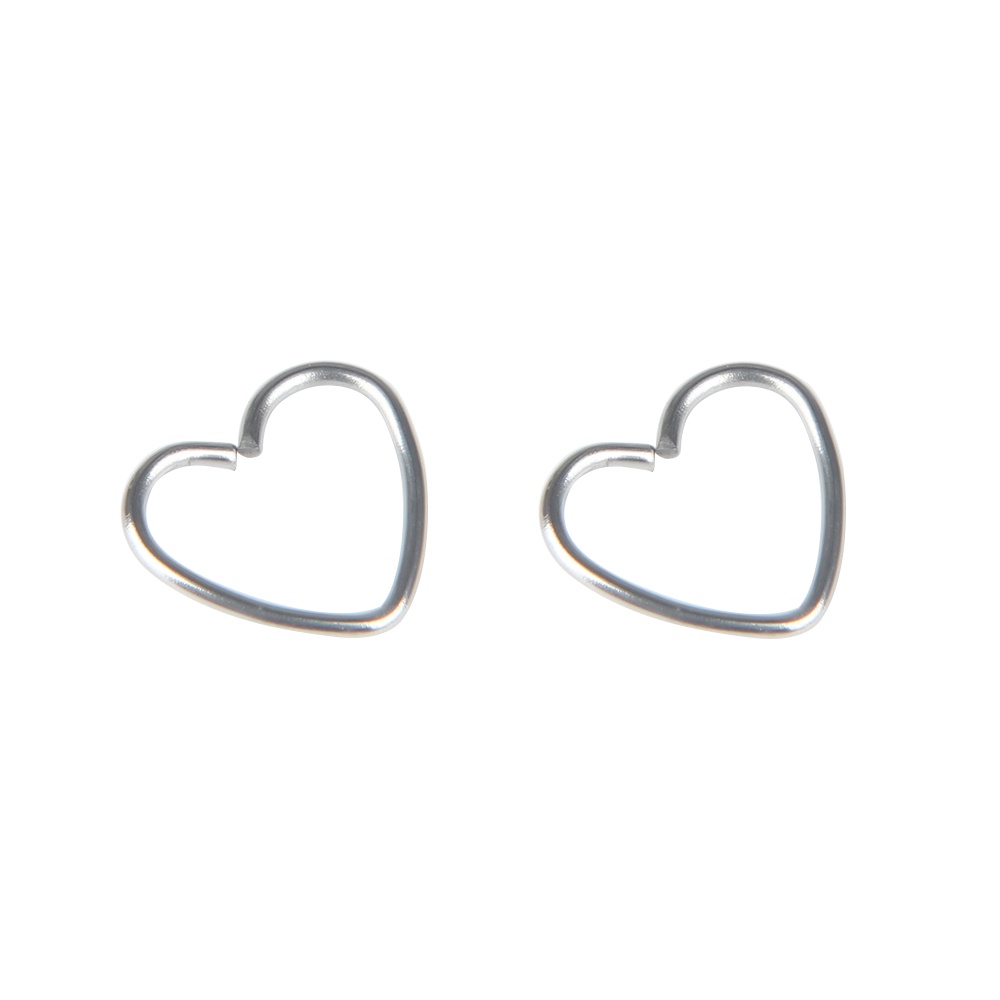 Khuyên Mũi / Tai / Môi Bằng Thép Không Gỉ Hình Ngôi Sao / Trái Tim