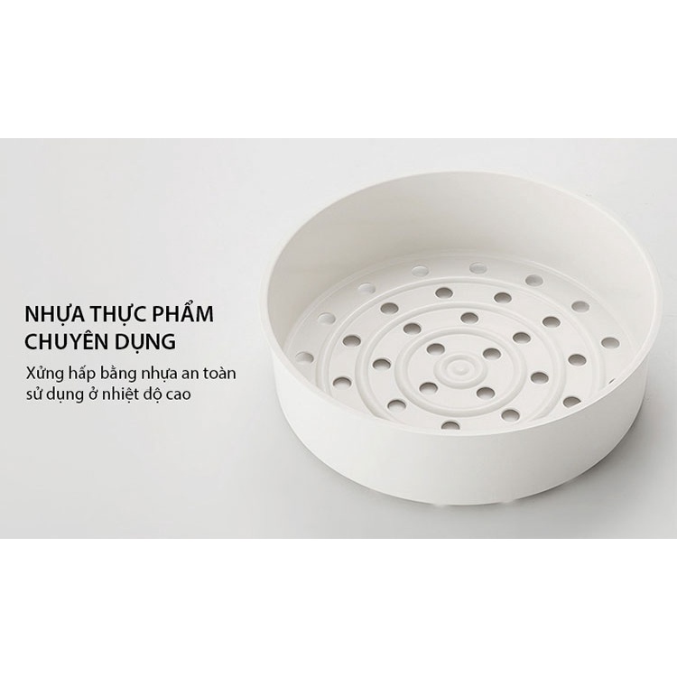 Khay hấp thức ăn nhựa Việt Nhật hình tròn ❤️FREESHIP❤️ Xửng hấp đồ ăn, bánh bao, xôi,..an toàn tiện lợi