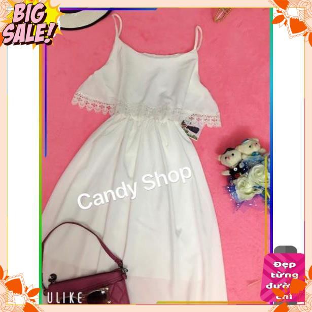 [HÀNG CAO CẤP] Đầm maxi voan viền ren bao đẹp + Ảnh thật | BigBuy360 - bigbuy360.vn