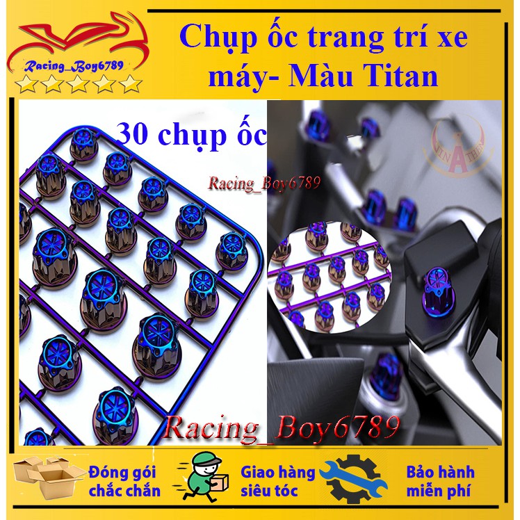 Chụp ốc 7 màu Titan