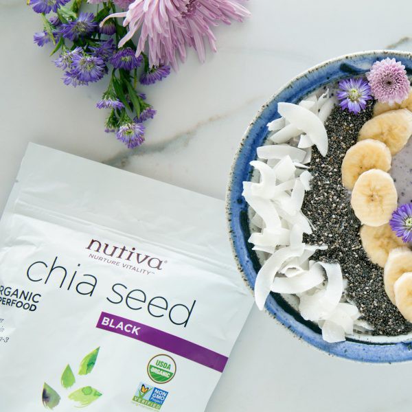 Hạt chia đen Nutiva nhập khẩu từ Mỹ gói lẻ 100g hàng chuẩn không tạp chất date 2023