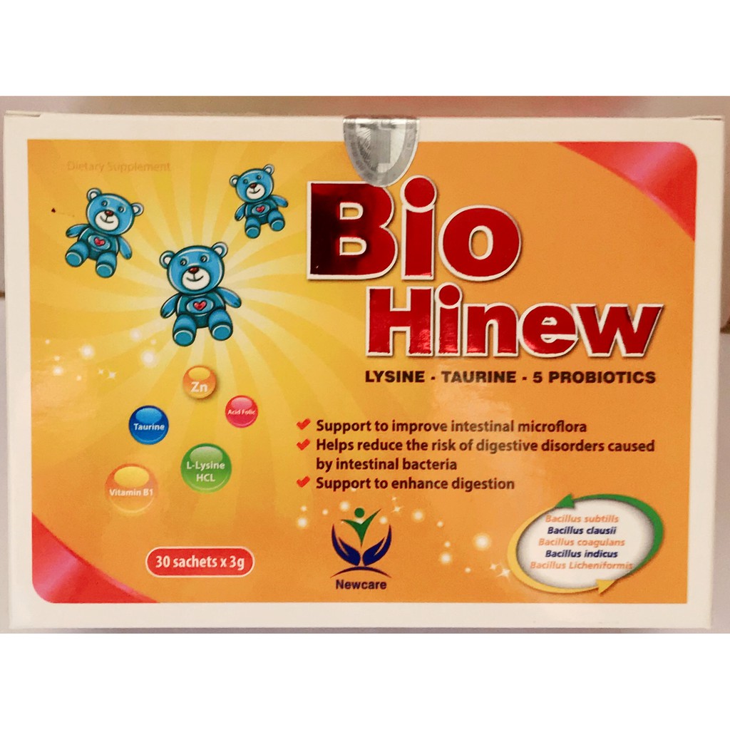 Bổ sung men tiêu hóa BIOHINEW dạng gói