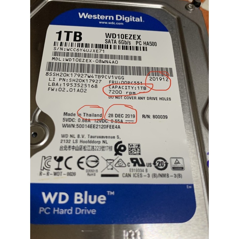 HDD Toshiba 1TB Sata3 7200 3.5&quot; mới 100% Chuyên dụng cho hệ thống Camera giám sát - Bảo hành chính hãng 12 tháng