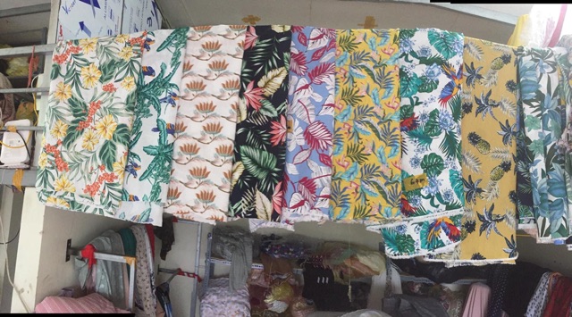 Vải tơ thải sale ib chọn mẫu