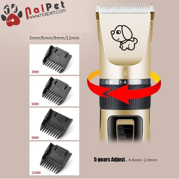 Tông Đơ Cắt Tỉa Lông Pet Grooming Hair Clipper Kit Cho Chó Mèo