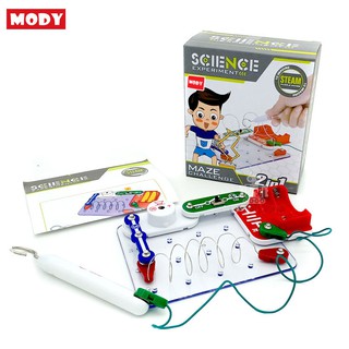 Bộ đồ chơi khoa học và giáo dục Stem lắp ráp trò chơi chống đột nhập Mody M3490