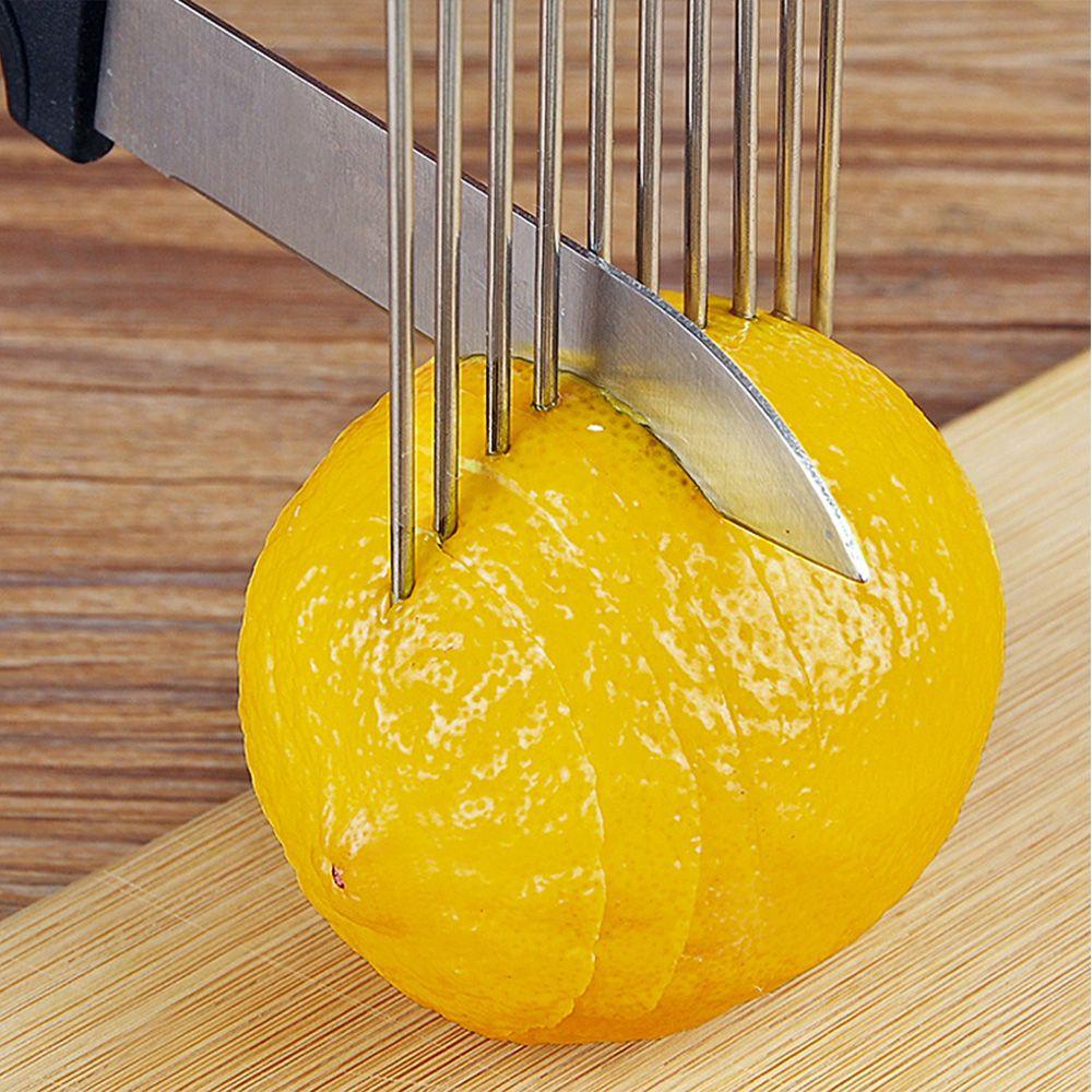 ZAIJIE24 Giá Đỡ Hỗ Trợ Cắt Hành Tây Bằng Thép Không Gỉ