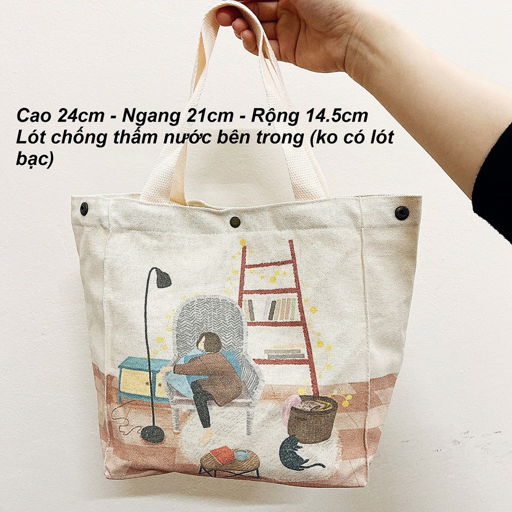 Túi đựng hộp cơm văn phòng giữ nhiệt nhiều kích thước thiết kế hiện đại trẻ trung | BigBuy360 - bigbuy360.vn