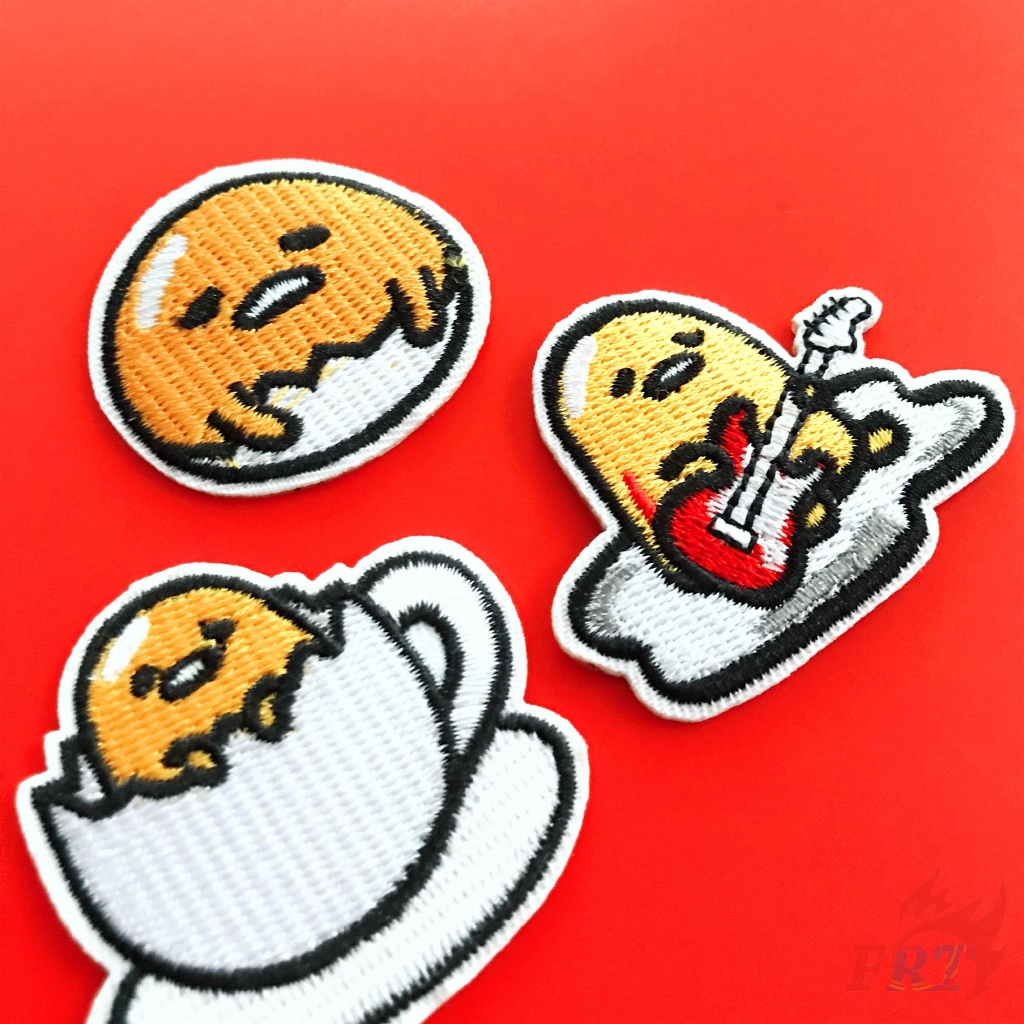 1 Miếng Dán Ủi Thêu Hoạt Hình Gudetama - Series 02