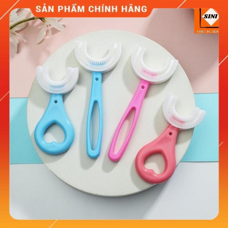 Bàn chải đánh răng chữ U siêu mềm,bàn chải tập đánh răng từ 2-12 tuổi