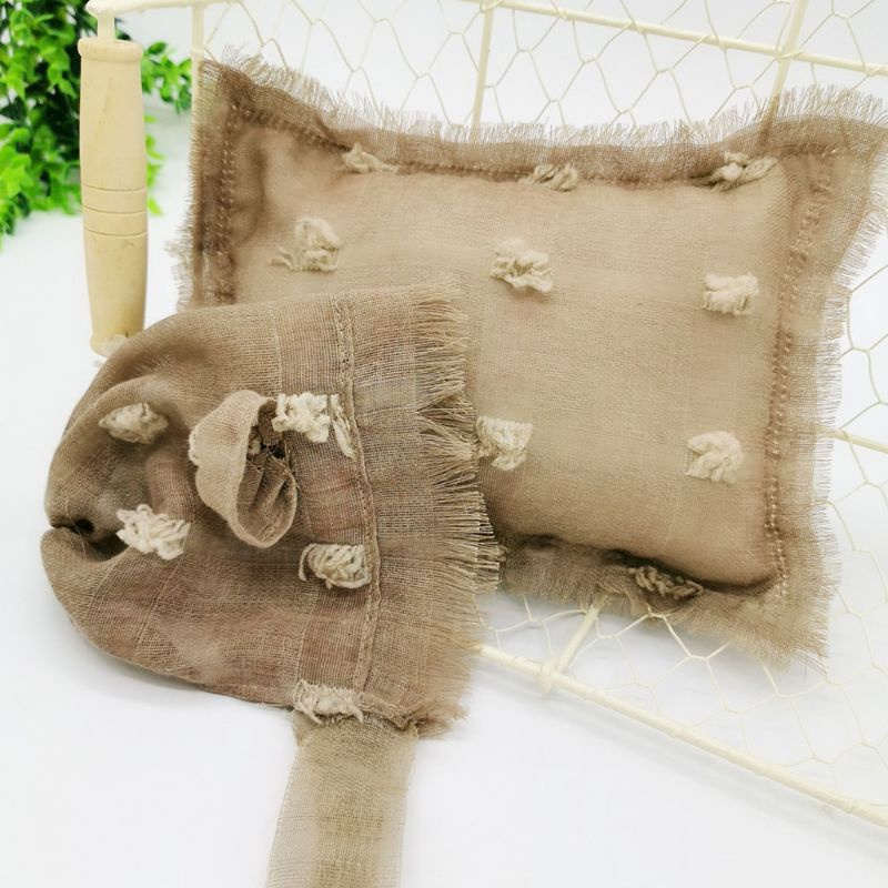 Bộ Đồ Hóa Trang Nhân Vật Babe Born Accesorios Đáng Yêu Bằng Cotton Lanh Kèm Nón Và Gối