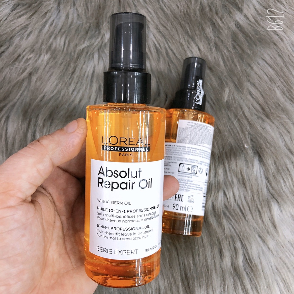 Tinh dầu dưỡng tóc ABSOLUT LOREAL phục hồi tóc hư tổn