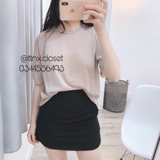 Áo pull nhũ dáng rộng siêu xinh
