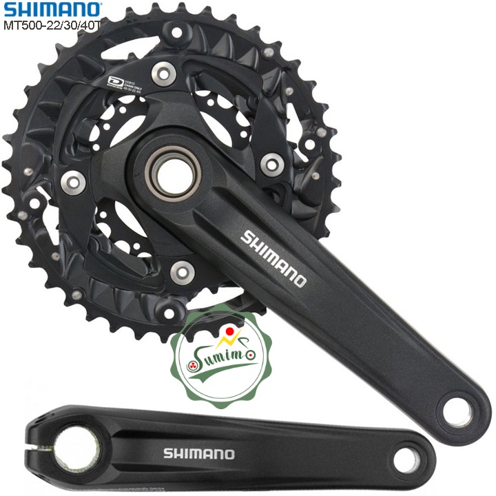 Giò dĩa SHIMANO FC-MT500-22/30/40T-170mm không BB - Chính hãng