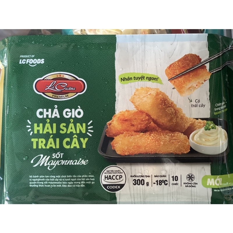 Chả Giò Hải Sản Trái Cây 300g ( 10 chiếc )