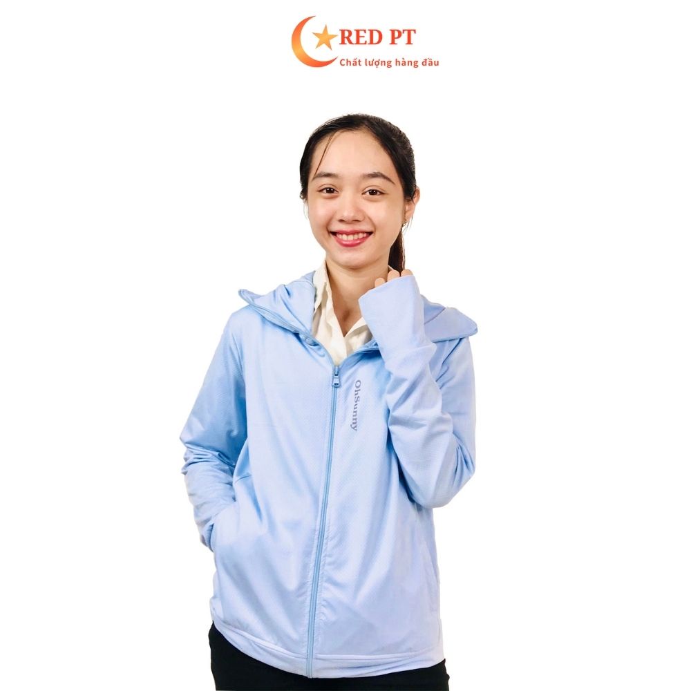 Áo chống nắng nữ khoác ngoài đi nắng cotton thông hơi