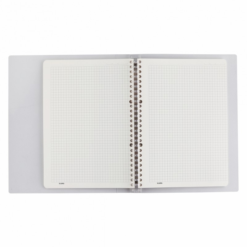 SỔ KLONG CARO / DOT GRID FILE NHỰA KẸP CÒNG B5 - 40 TỜ