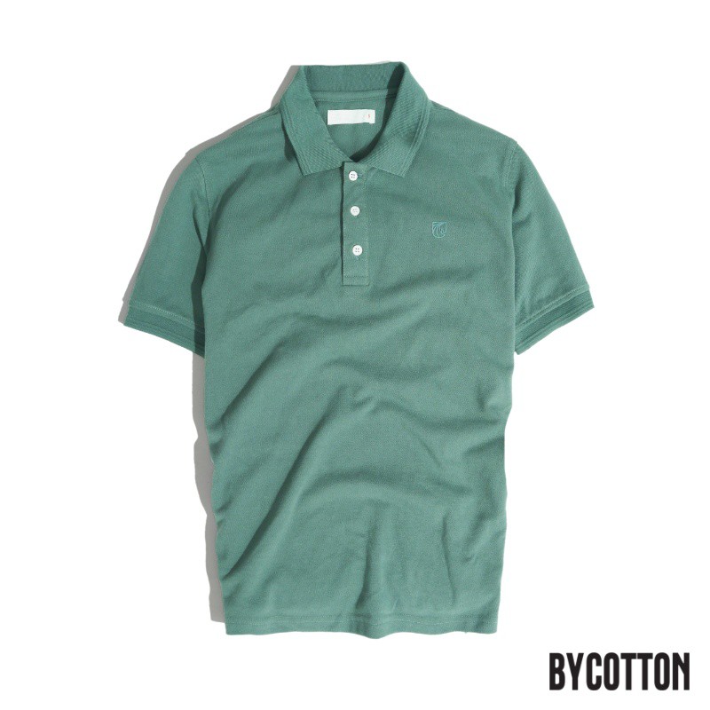 Áo Thun Polo Nam Cổ Bẻ Màu Xanh Lá BY COTTON Premium Basic Green Polo thumbnail