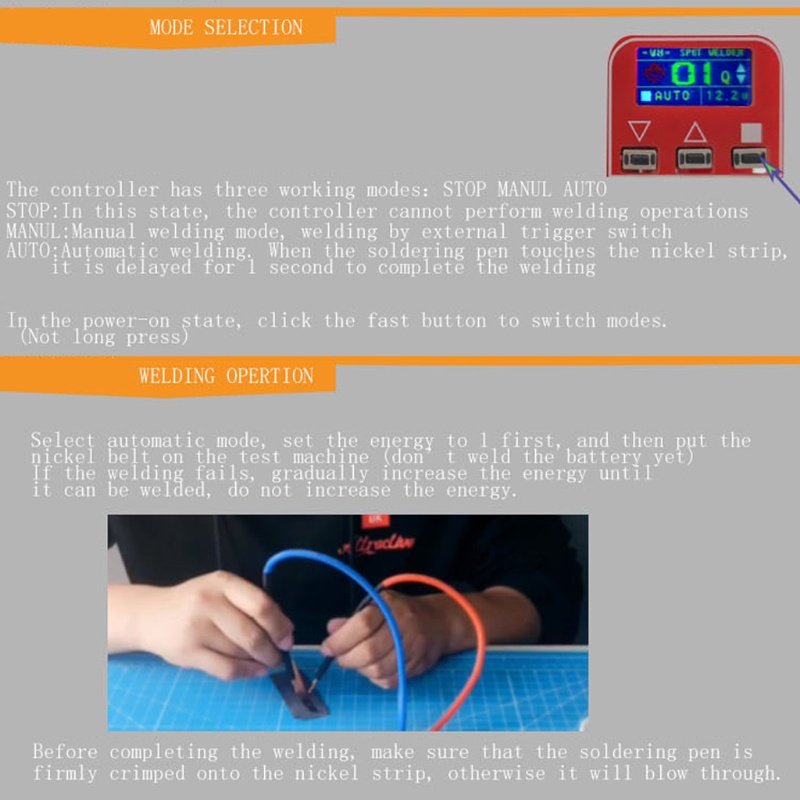 Máy Hàn Cầm Tay Mini ABS Màu Đỏ Đa Dạng 18650