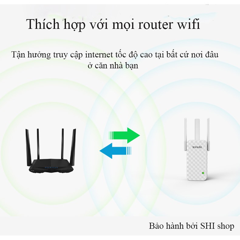 Bộ siêu kích sóng,khuếch đại wifi Tenda 3 ăng ten 300Mbps (cao cấp) | BigBuy360 - bigbuy360.vn