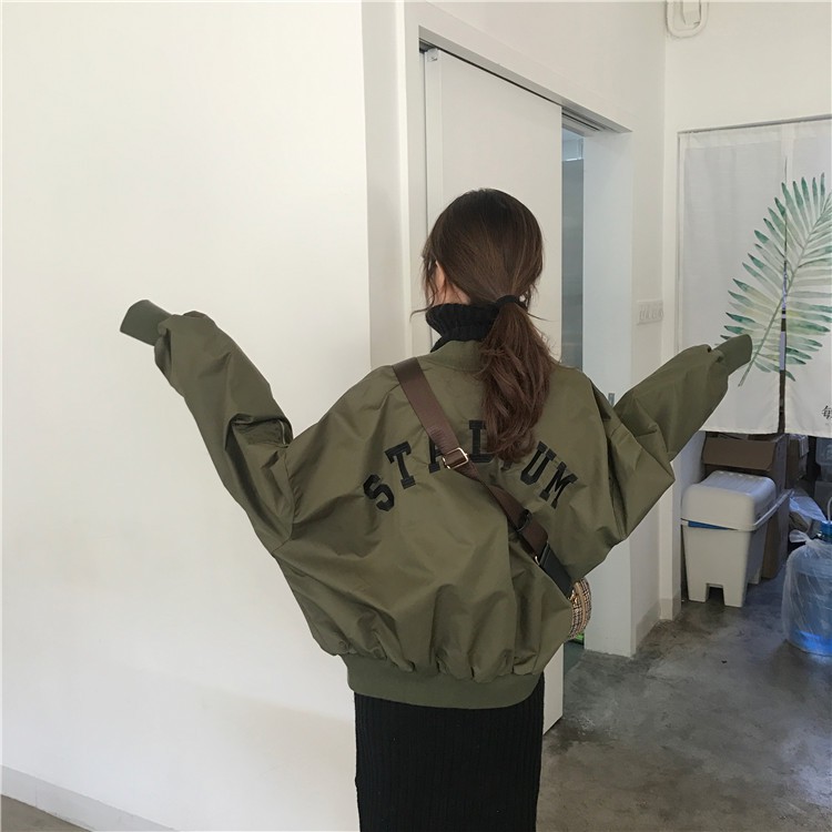 [ORDER] A87 BOMBER JACKET TAY KHÓA STADIUM