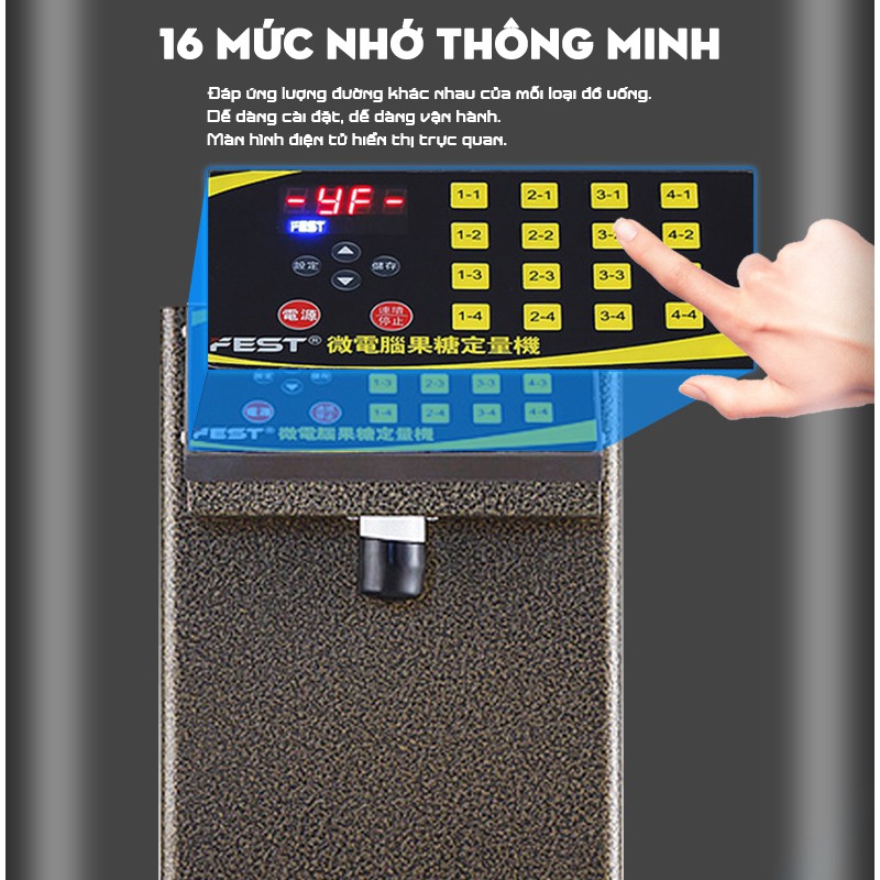 [ SỈ ] Máy định lượng đường Fest RC16 - Hàng chuẩn CHÍNH HÃNG FEST - THIẾT BỊ MÁY MÓC PHA CHẾ