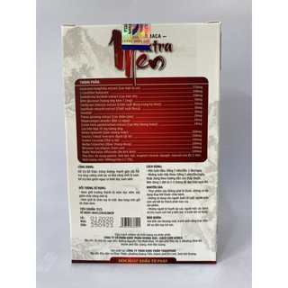 (CHÍNH HÃNG) SÂM MACA EXTRA MEN HỘP 30 VIÊN