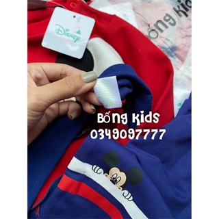 Bộ Nỉ Bé Trai Mickey Phối Đỏ DN