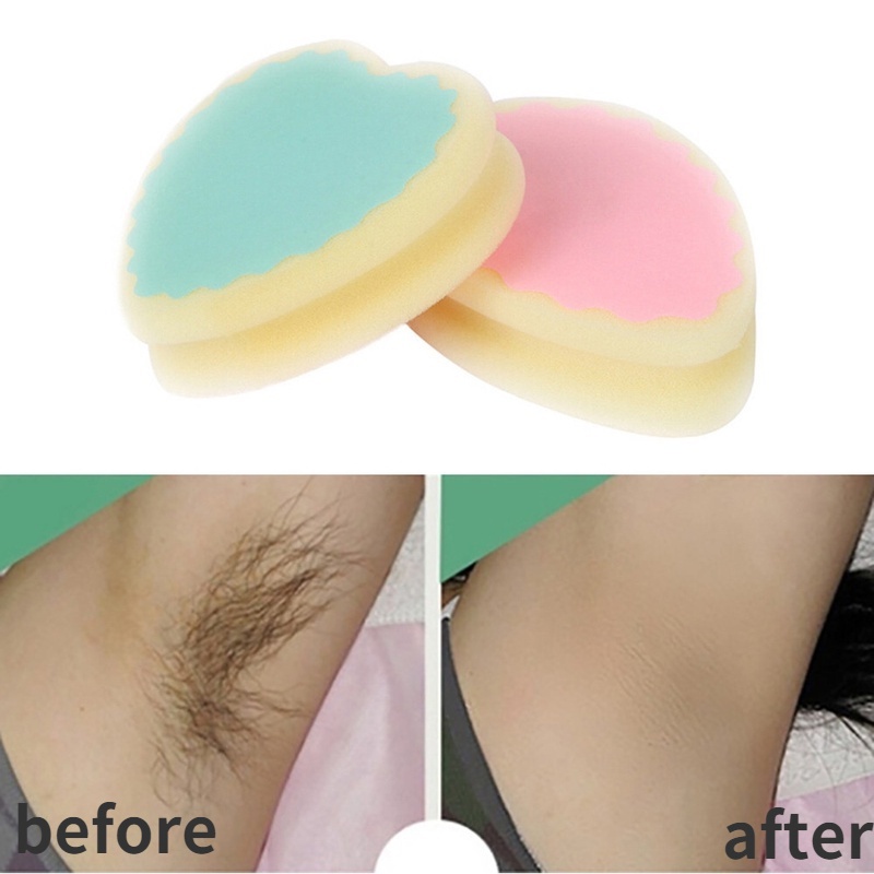 1 Mút Tẩy Lông Không Đau Làm Trắng Da Hai Mặt Chăm Sóc Cơ Thể