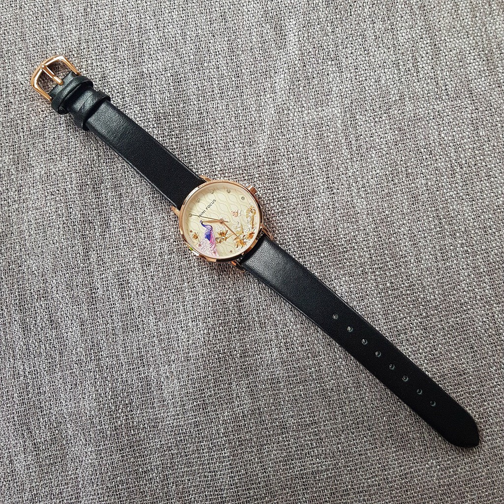 [Tặng vòng tay] Đồng hồ nữ MiniFocus MF0330L.05M chính hãng dây da thời trang