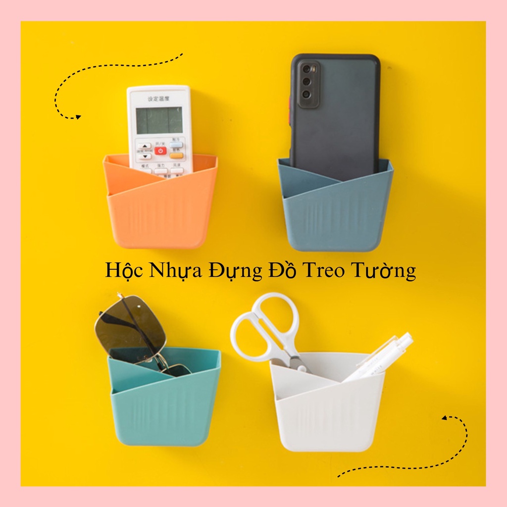 Giá Dán Tường Để Điện Thoại, Remote Điều Khiển, Ổ Cắm,Kệ Đựng Đồ Đa Năng.