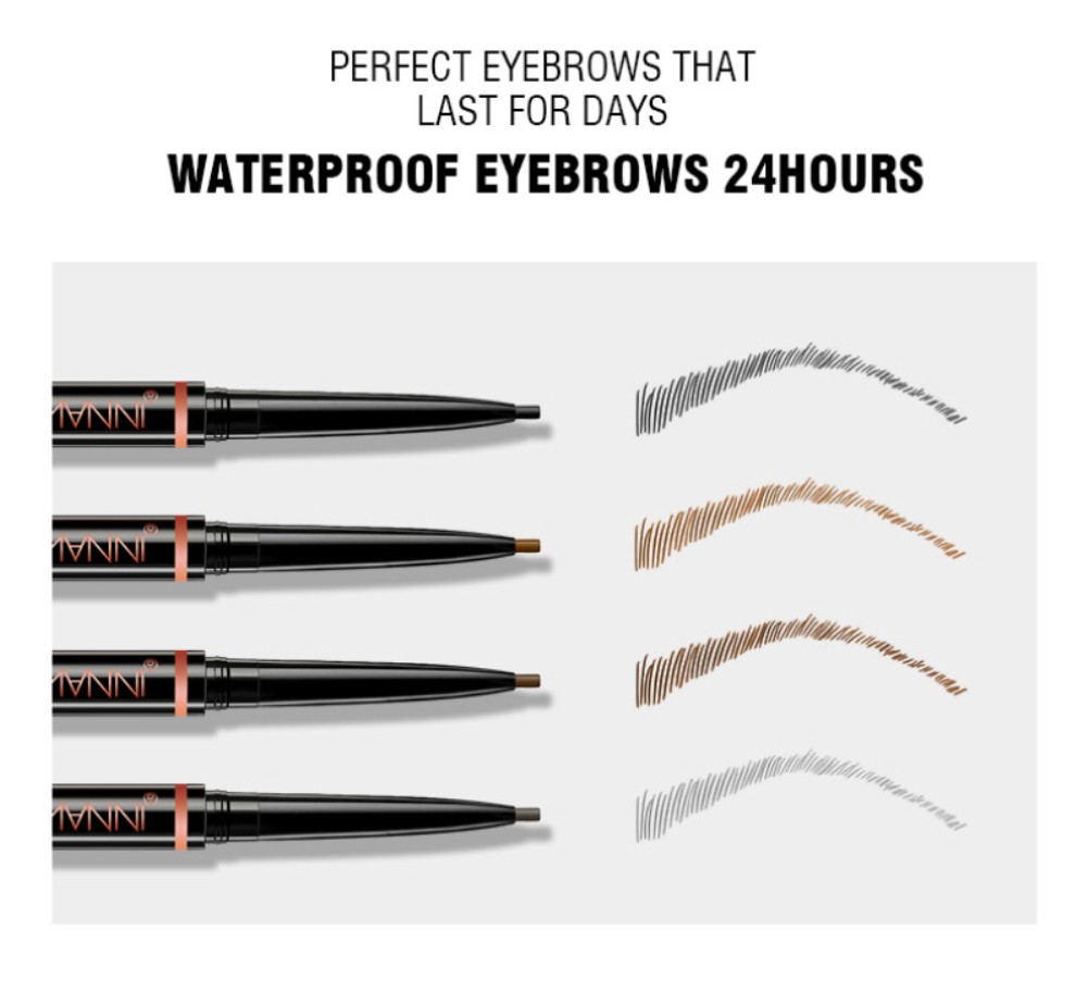 (Hàng Mới Về) Bút Kẻ Lông Mày 4 Màu Tự Nhiên Lâu Trôi Không Nhòe Chống Thấm Nước Và Mồ Hôi | BigBuy360 - bigbuy360.vn