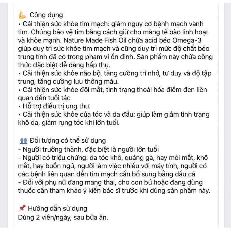 [Mẫu Mới - Date 2023] Fish Oil 1200mg Nature Made 200 Viên