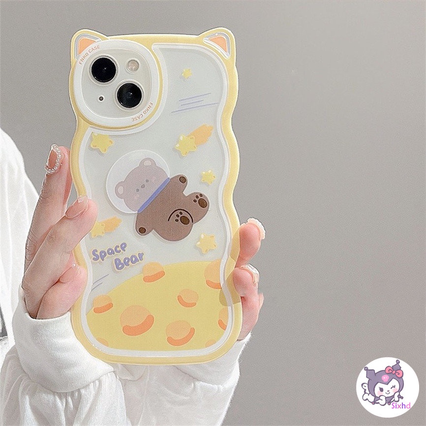 Ốp Lưng Điện Thoại cho iPhone 14 13 12 11 Pro Max SE2020 X XR Xs Max 7 8 6 6s Plus sixhd Ốp Điện Thoại Mềm Họa Tiết Tai Thỏ Gấu Dễ Thương Cho