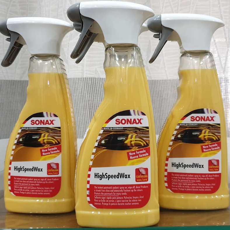 Chai Xịt Sonax HighSpeedWax 500ml
