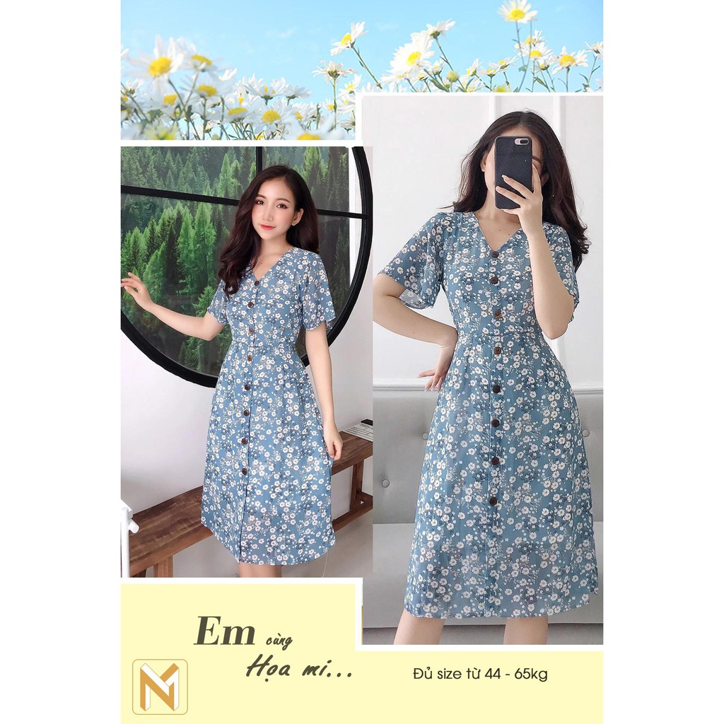 [ XẢ KHO ] Đầm xinh tôn dáng - Cảm hứng từ Cúc Họa Mi