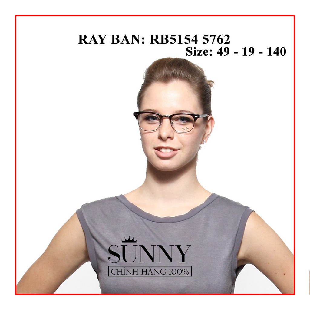 Gọng kính nam nữ Rayban RB5154 2012 - sp chính hãng có tem thẻ bảo hành toàn quốc