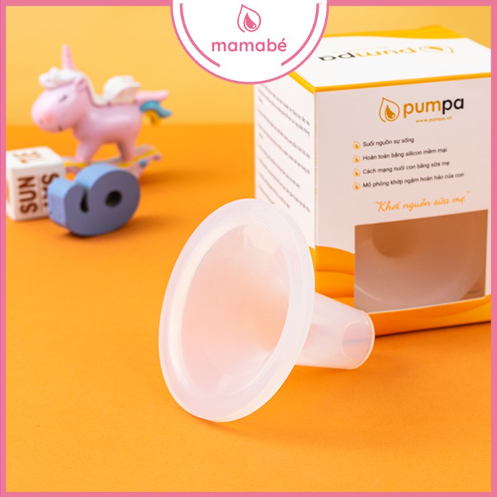 Một Cặp Phễu Hút Sữa Pumpa Comfort Silicon Hút Êm Ái Kiệt Sữa Không Đau Rát