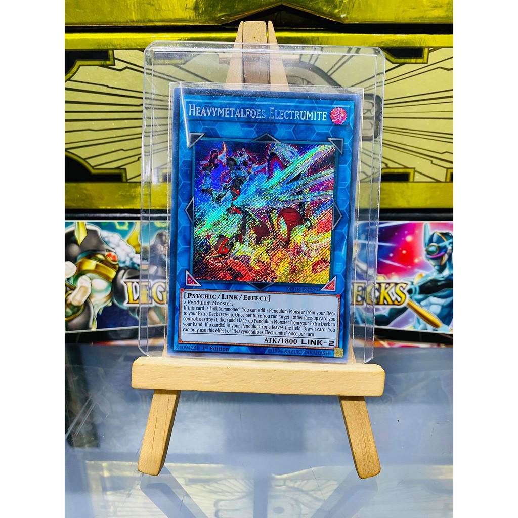 [ Dưa Hấu Yugioh ] Lá bài thẻ bài Heavymetalfoes Electrumite - Secret Rare - Tặng bọc bài nhựa bảo quản
