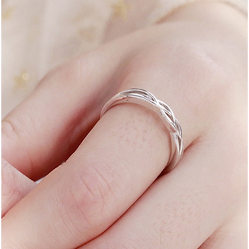 Nhẫn Đeo Tay Bạc 925 Đính Đá Mặt Trăng Thời Trang Cho Cặp Đôi