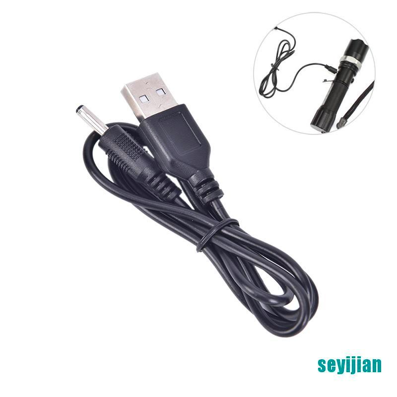 Dây Cáp USB DC Chuyên Dụng Cho Đèn Pin LED