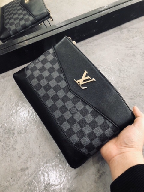 Ví cầm tay Nam Nữ da có sẵn.!! Cluth da