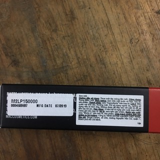 Son Mac Màu 607 Đỏ Cam