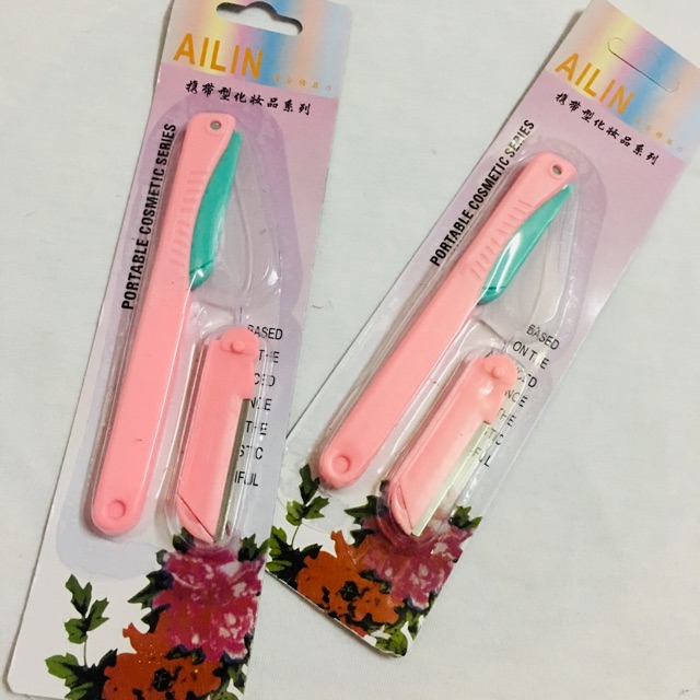 Set tỉa chân mày màu hồng