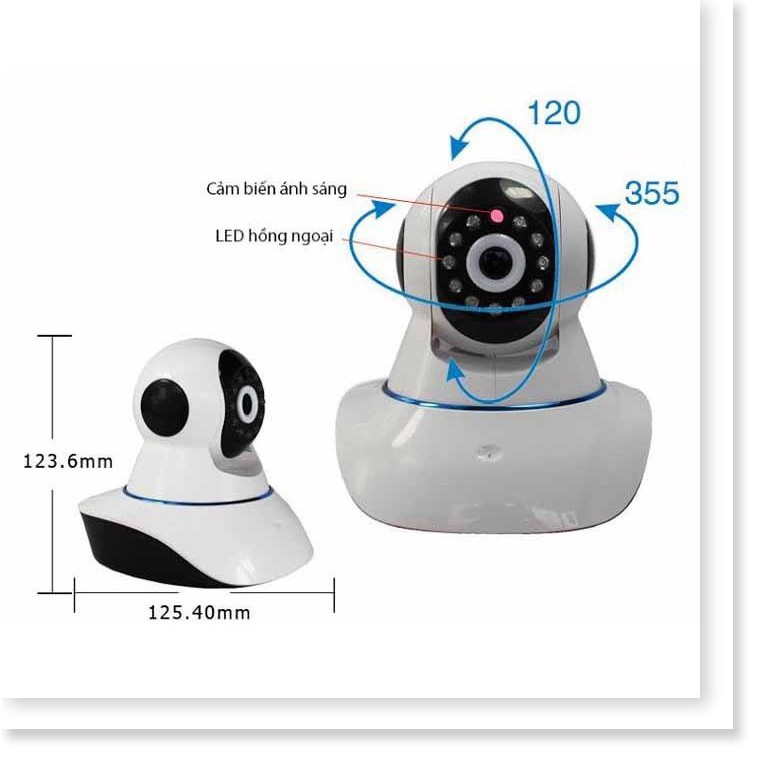 Camera kết nối wifi Yoosee 3 râu 2.0 Megapixel  (1080p)